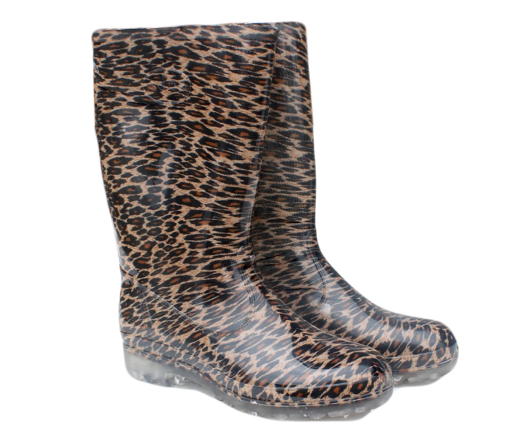 PRINTED LADIES GUMBOOTS AOBA GB-PL LEOPARD | Select PPE