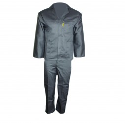 PRIDE CONTI SUIT OVERALL GREY POLYCOTTON