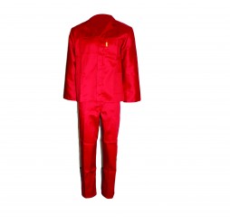 PRIDE CONTI SUIT OVERALL RED POLYCOTTON
