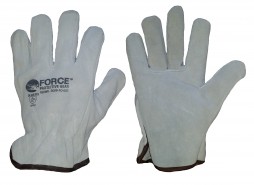 FORCE WHITE DRIVERS LEATHER GLOVES