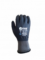 BLACK & GREY SAFETY GLOVE PFT (Premium Foam Technology) FULLY DIPPED
