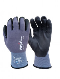 Gloves maxim nitrile palm dipped black/grey