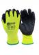 Northlex rubber glove latex yellow coated